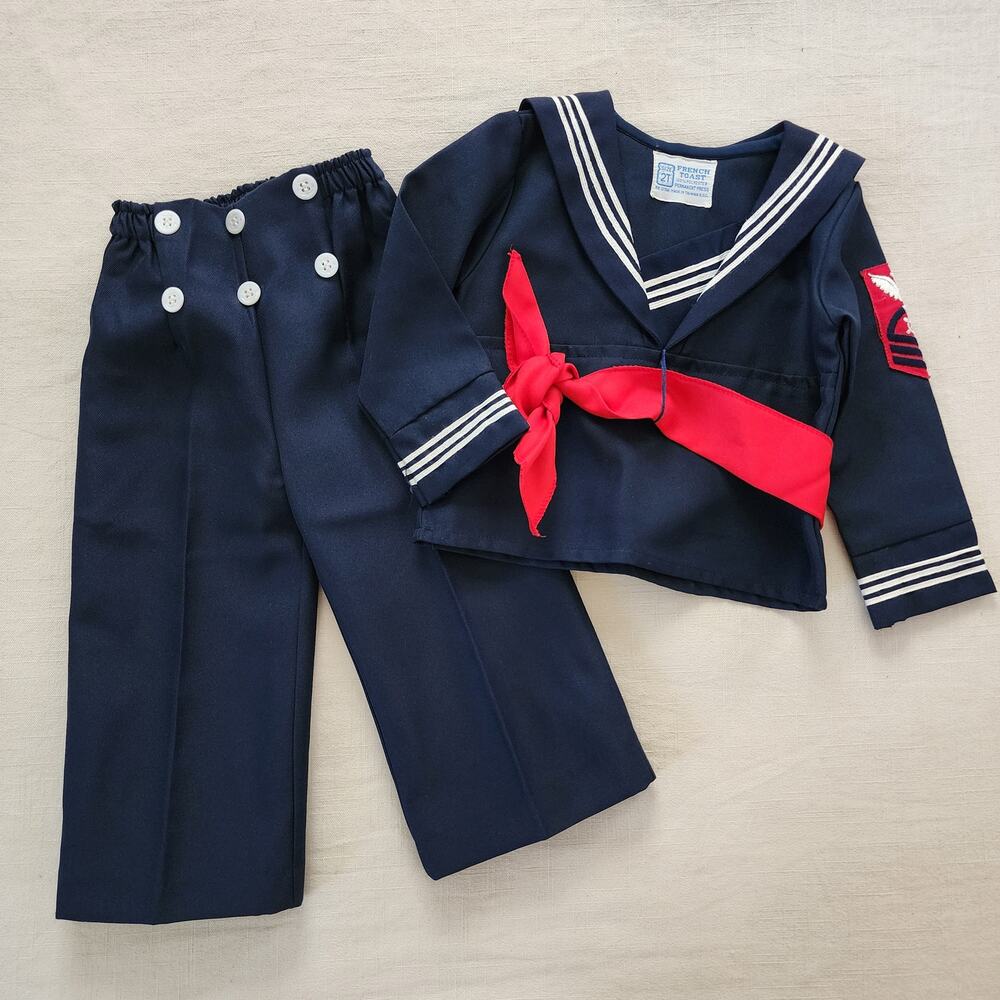Vintage Sailor 2-piece Set 2t - Picture 2 of 9